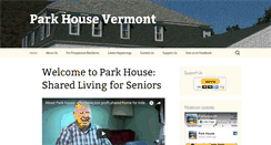 Desktop Screenshot of parkhousevt.org